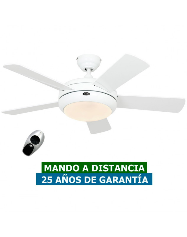 Ventilador de techo con luz CasaFan 9510561 TITANIUM 105 blanco satinado / blanco barato