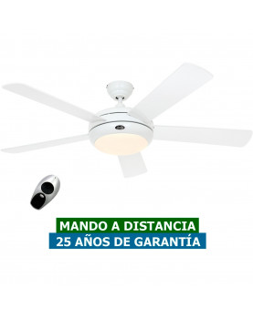 Ventilador de techo con luz CasaFan 9513261 TITANIUM 132 blanco satinado barato con luz