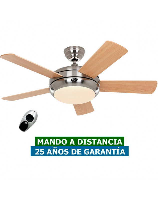 Ventilador de techo con luz CasaFan 9510560 TITANIUM 105cm