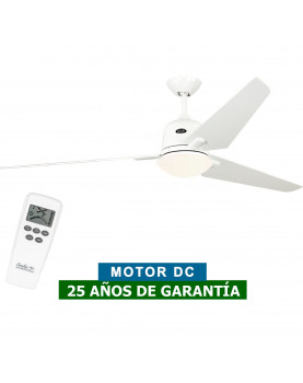 Ventilador de techo con luz CasaFan 516086 ECO AVIATOS 162 blanco/ blanco WE-WE DC