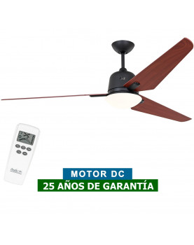 Ventilador de techo con luz CasaFan 516096 ECO AVIATOS 162 cereza/ gris basalto BG-KI DC