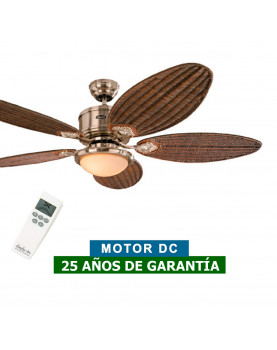 ventilador de techo de estilo tropical colonial con motor DC