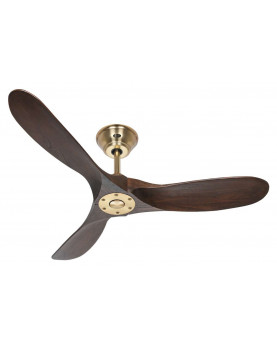 Ventilador de techo CasaFan ECO GENUINO 312221 122cm latón antiguo / nogal lateral