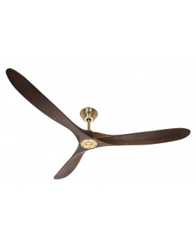Ventilador de techo CasaFan ECO GENUINO 318021 180cm latón pulido / madera natural