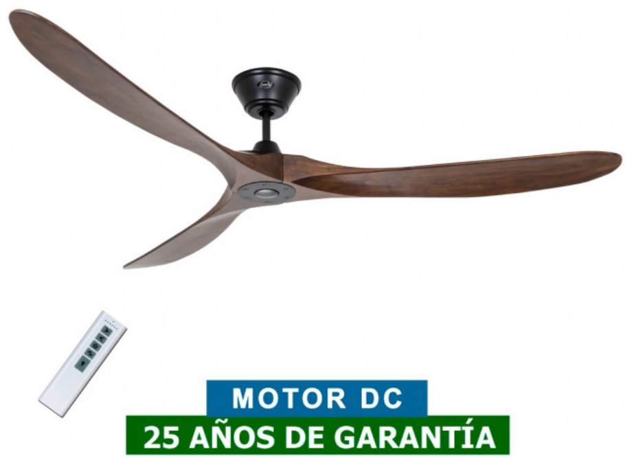 Ventiladores de techo de madera maciza, ¡frescor y eficiencia
