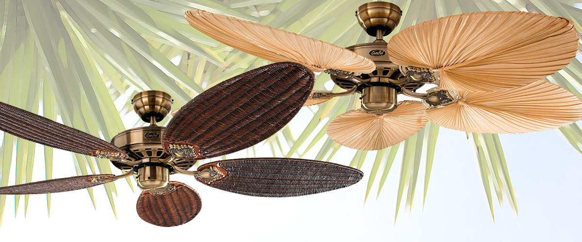 ventilador techo estilo tropical colonial para envio rapido