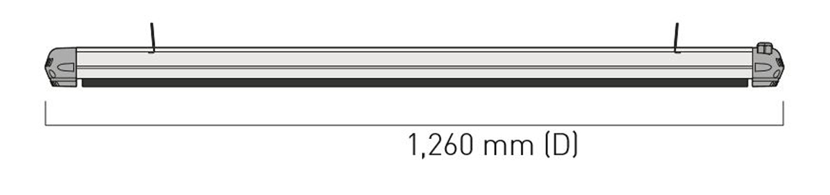 Dimensiones del calefactor para exteriores CasaFan 98154 Dimensiones del calefactor para exteriores CasaFan 98154