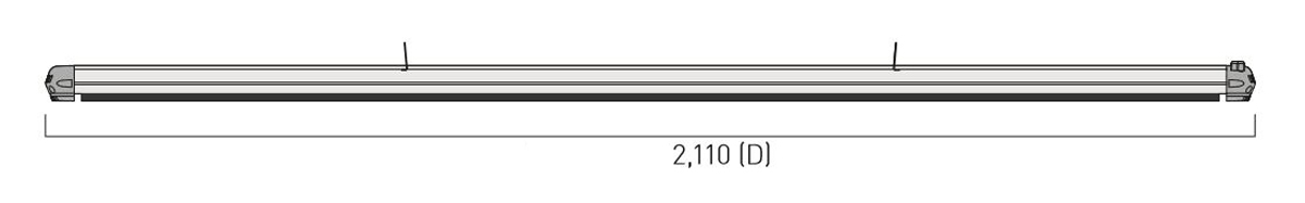 Dimensiones del calefactor para exteriores CasaFan 98324 Dimensiones del calefactor para exteriores CasaFan 98324