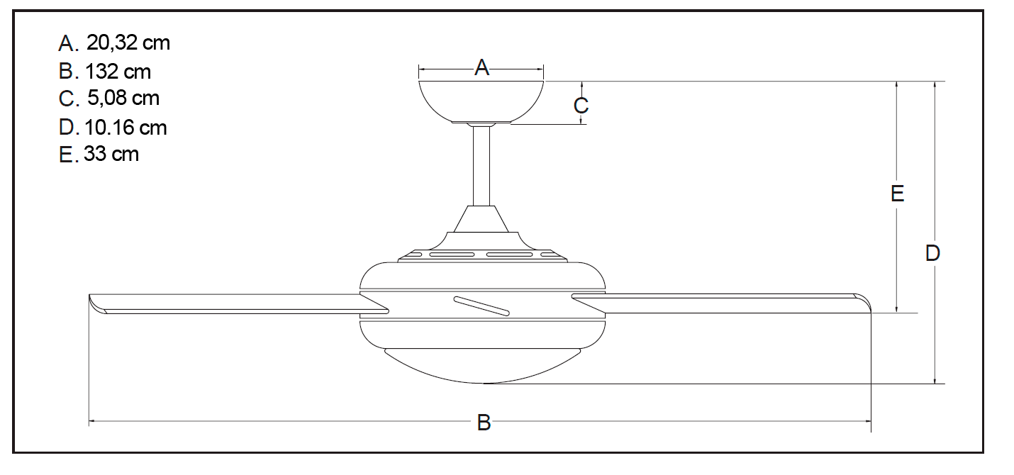 ventilador de techo AireRyder FN66635 Borealis pino/níquel
