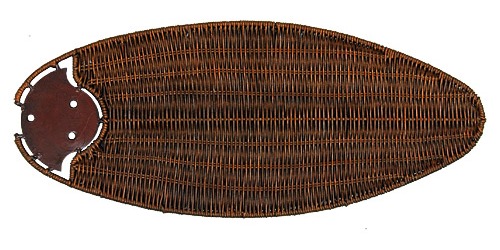 Aspas reversibles colores wengue y gris plata.