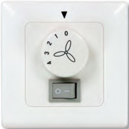 Control a pared para ventiladores de techo