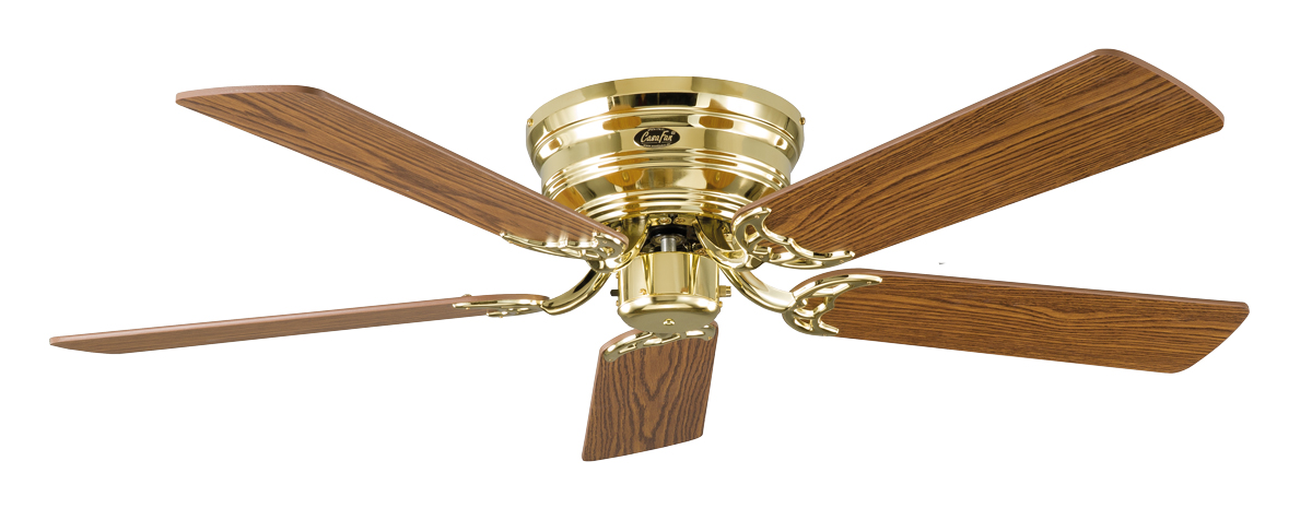 Ventilador de techo CasaFan con luz 5132051 Classic Flat 132 nogal Ventilador de techo Casafan con luz 5132051 Classic Flat 132