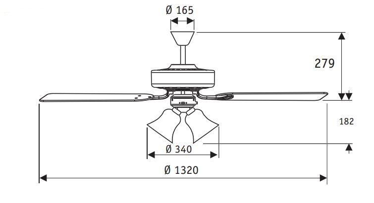 Esquema ventilador de techo Hunter 50560 Builder Plus Esquema ventilador de techo Hunter 50560 Builder Plus