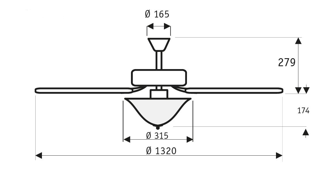 Esquema ventilador de techo Hunter 50570 Builder Deluxe